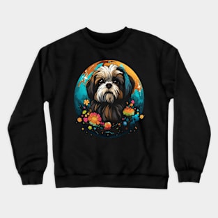 Shih Tzu Earth Day Crewneck Sweatshirt